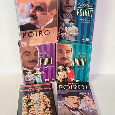 Lot 335: Agatha Christie's Poirot DVD Sets