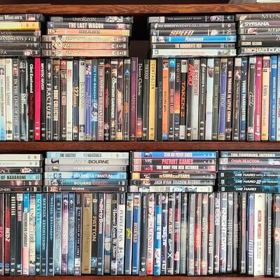 Lot 333: DVD Lot: Matrix Sets, Lord of the Rings, Bourne Sets, Mission Impossibles and More