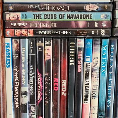 Lot 333: DVD Lot: Matrix Sets, Lord of the Rings, Bourne Sets, Mission Impossibles and More