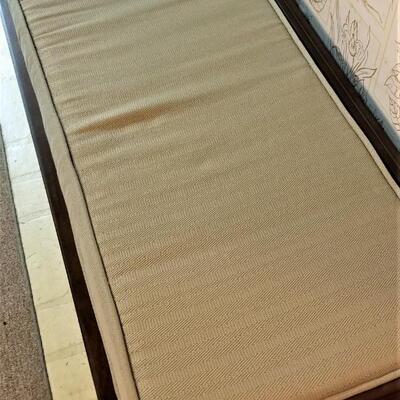 Lot #315  Bed Bench - padded seat, storage below