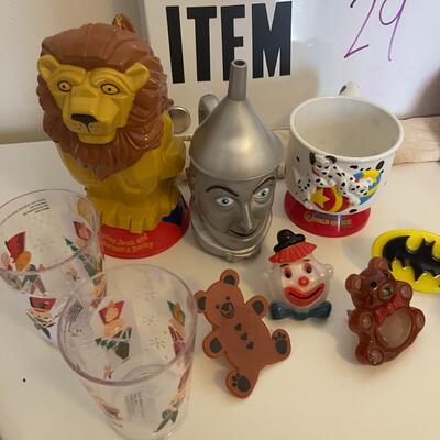 Vintage Character Cups