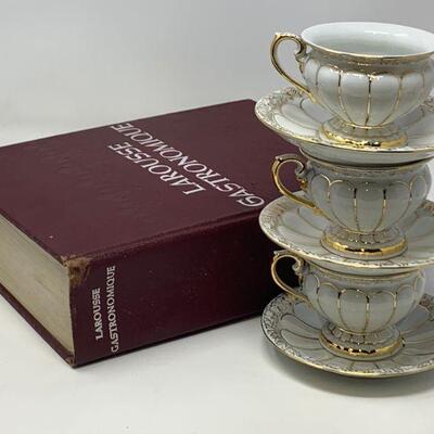 Meissen Porcelain X Form Espresso Cup Set