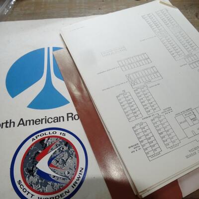 Nasa Apollo 15 North American Conference, Misc. Paperwork