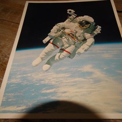 Vintage Nasa Astronaut Image Card - Martin Marietta