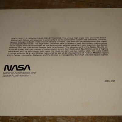 Vintage Shuttle Orbiter Solid Rocket Boosters Jettisoned  - Image Card