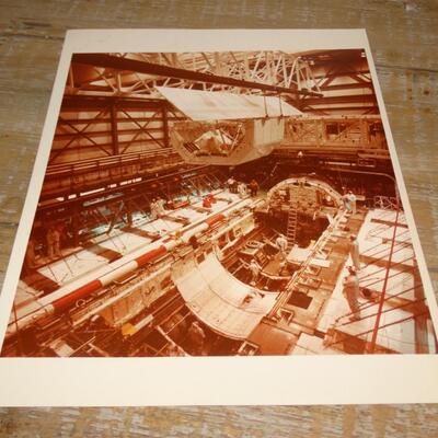 Kodak Image of Inside Nasa working Space Ship 8x11