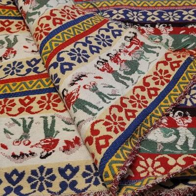 Lot 130: Antique 19th Century Jacquard Coverlet 88" Ã— 51"