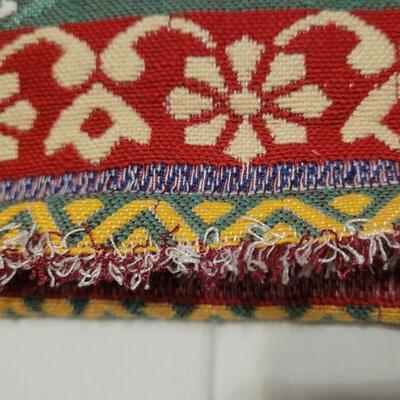 Lot 130: Antique 19th Century Jacquard Coverlet 88" Ã— 51"