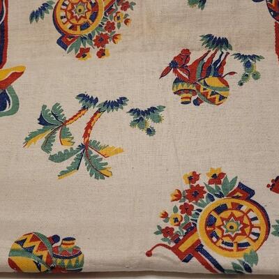 Lot 131: Vintage Southwest Table Runners - with raw edges on ends