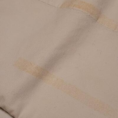 Lot 132: Vintage Handmade Crochet Edge Blue Pillowcases, Eggshell Pillowcases (was tape residue) and (2) White Full Flat Sheet
