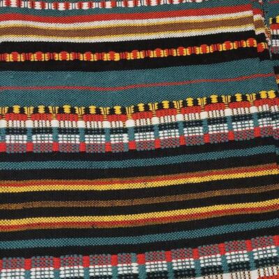 Lot 136: Antique 19th Century Jacquard Colorful Coverlet  8.5' Ã— 4'