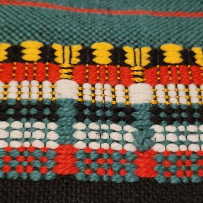Lot 136: Antique 19th Century Jacquard Colorful Coverlet  8.5' Ã— 4'