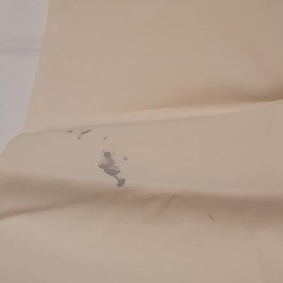 Lot 137: Mixed Linens - Cross Stitched Pillowcase (1), White Macrame Pieces (4) and Quilted Pillowcase (1)