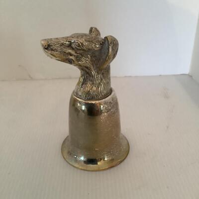 H648 Vintage Silverplate Stag Hunting Cup