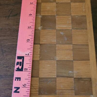 Lot 147: Vintage Wood Chess Box Set