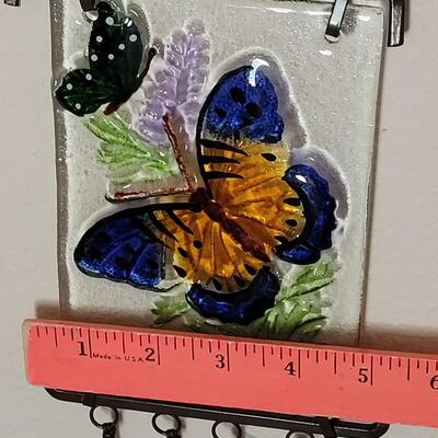 Lot 152: Glass Butterfly Windchime