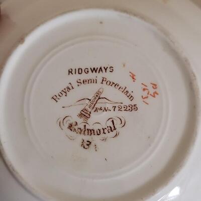 Lot 153: Antique Brown & White Transfer Ware - RIDGWAY, ARTHUR WOOD & W. & Co. HANLEY