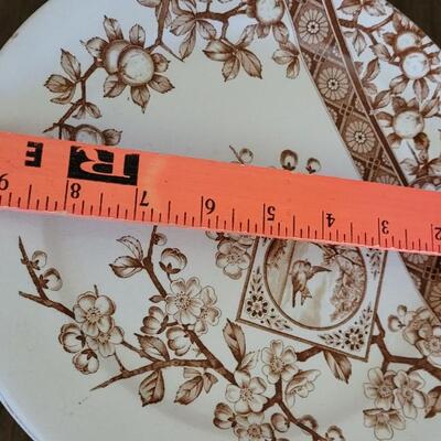 Lot 153: Antique Brown & White Transfer Ware - RIDGWAY, ARTHUR WOOD & W. & Co. HANLEY