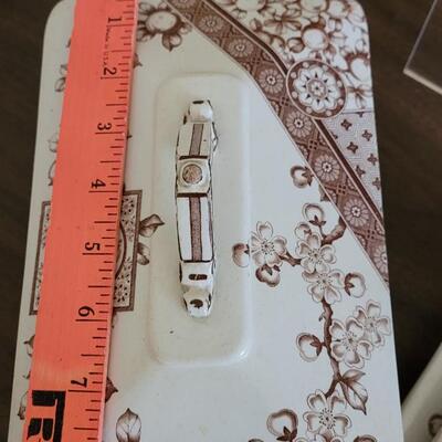 Lot 153: Antique Brown & White Transfer Ware - RIDGWAY, ARTHUR WOOD & W. & Co. HANLEY