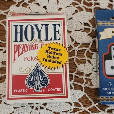 Lot 157: Vintage Playing Cards and Dice Lot