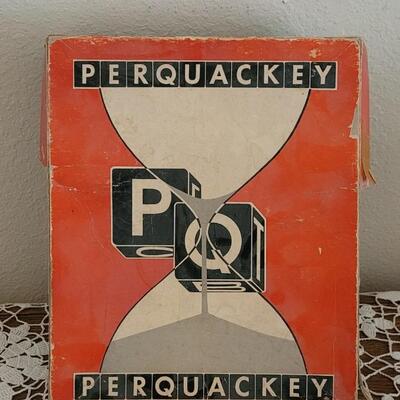 Lot 160: Vintage 1956 Perquackey Game