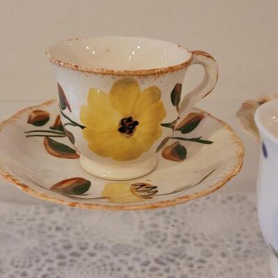 Lot 176: Dimitasse & Tea Cups & Saucers