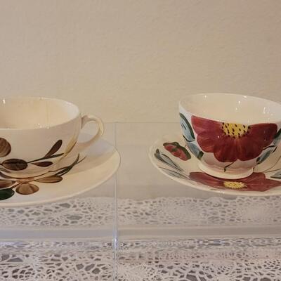 Lot 176: Dimitasse & Tea Cups & Saucers