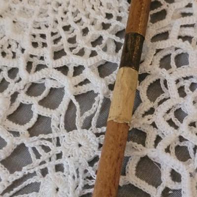 Lot 182: Antique Wood Pointer, Multi Fold Ruler and Sliding Ruler