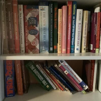 702 Two Shelves of Cookbooks