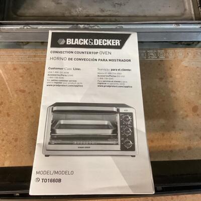 K706 Black and Decker Preowned Toaster Oven