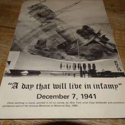 USS Arizona Memorial Flyer