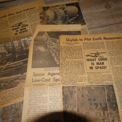 Misc. Newspaper Articles - Skylab 1970's
