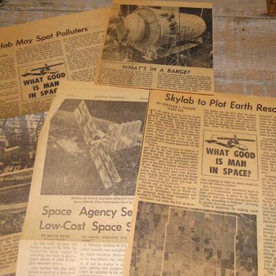 Misc. Newspaper Articles - Skylab 1970's