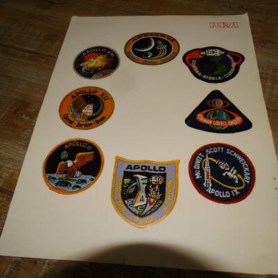 RCA Apollo Nasa Patches - Page (not the real patches, image only)