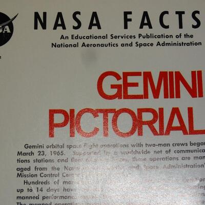 #21A - Nasa Poster - 1966 Gemini Pictorial Poster