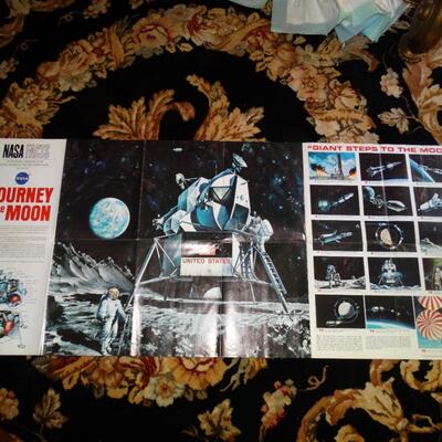 1968 Journey to the Moon Poster