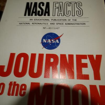 #31C Nasa Facts Journey to the Moon Poster