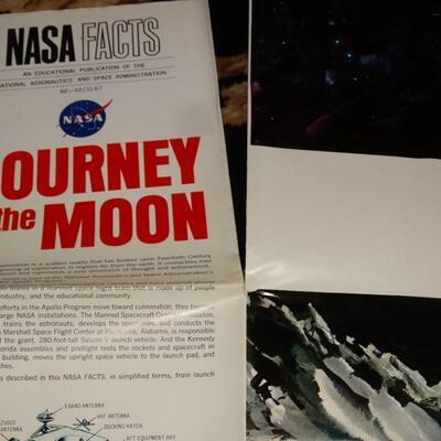 #31D Nasa's Journey to the Moon Poster (Damaged)