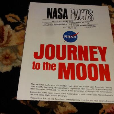 #31D Nasa's Journey to the Moon Poster (Damaged)