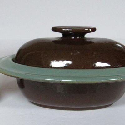 1940s Red Wing Bakeware Oomph Individual Casserole