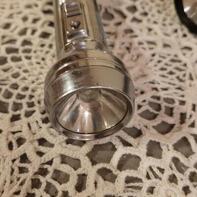 Lot 186: Vintage Flashlights, Bungee Tie Downs  and small Swiss Army Knife