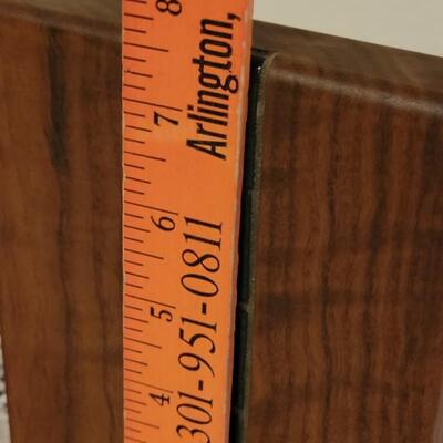 Lot 191: Vintage Marshall Studios Walnut & Tile Bookends