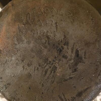 Lot 192: (2) Wagner Ware Cast Iron Skillets