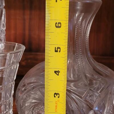 Lot 195: Crystal Vase Lot