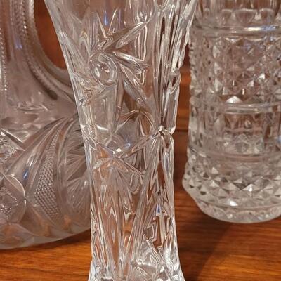 Lot 195: Crystal Vase Lot