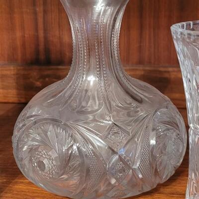 Lot 195: Crystal Vase Lot