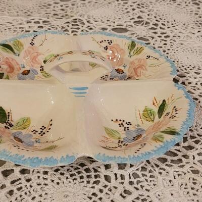 Lot 208: (2) Blue Ridge Relish Dishes