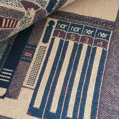 Lot 211: Vintage Woven Library Blanket
