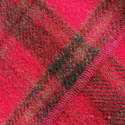 Lot 212: Vintage Red & Green Plaid PENDLETON Blanket