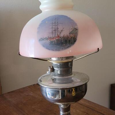 Lot 213: Antique Hurricanes Lantern  Lamp
